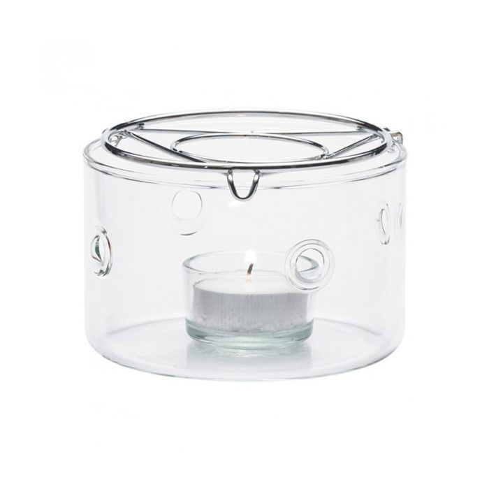 Skleněný ohřívač na konvici Pretty Tea