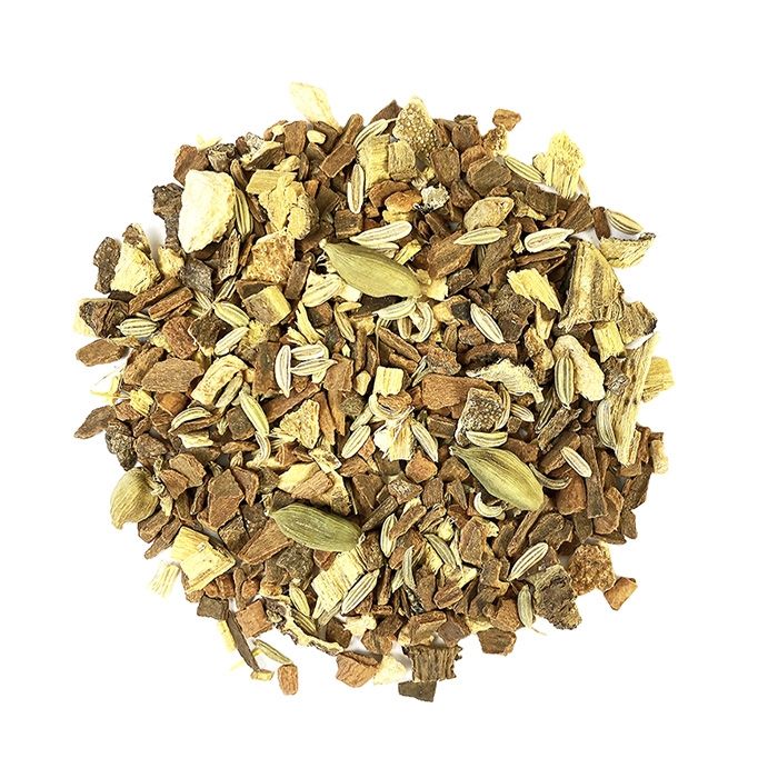 BIO Vata – sypaná ajurvédská směs se skořicí, lékořicí, fenyklem a kardamomem