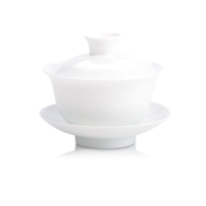 Bílý porcelánový gaiwan o objemu 100ml