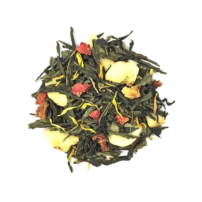 BIO Banán Jablko Jahoda - zelený čaj 