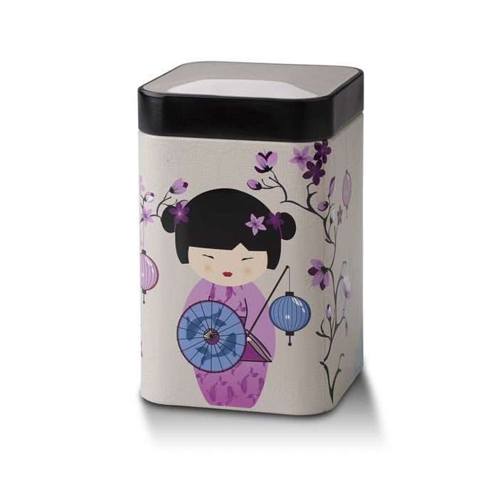 Dóza na čaj Malá Geisha - světlá