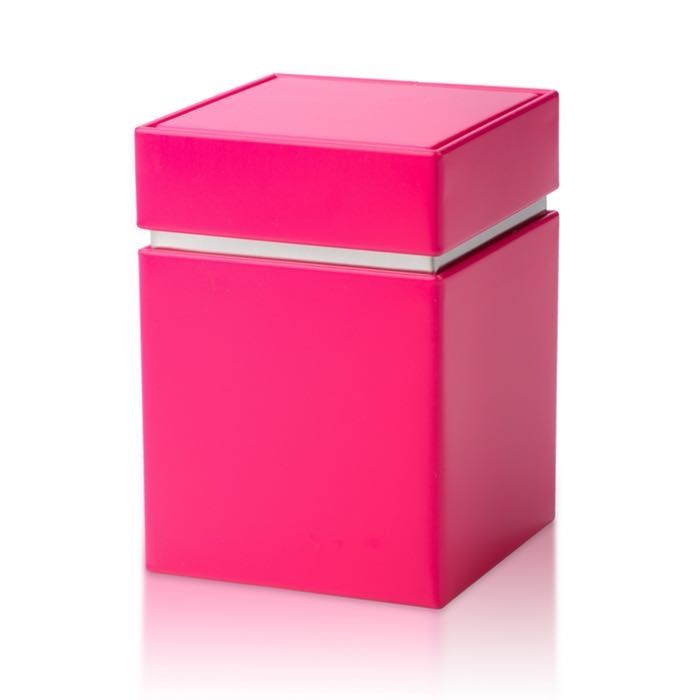 Elegant - čtvercová dóza na čaj a kávu Rose