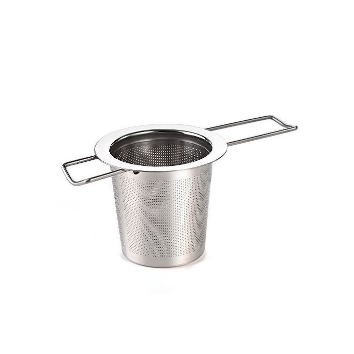 Nerezové sítko na čaj se skládací rukojetí