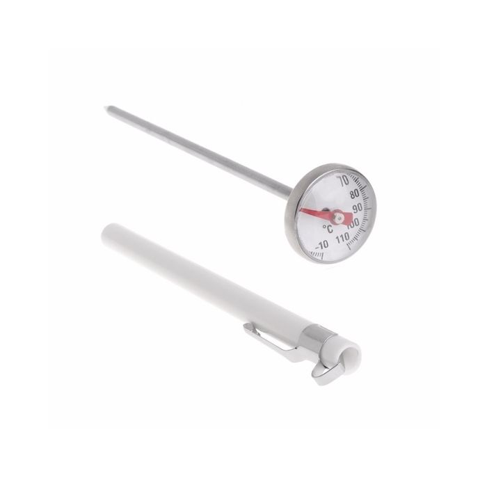 Čajový teploměr bílý