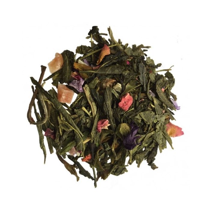 Tropická Záře – Zelený a Bílý Čaj s Exotickým Ovocem