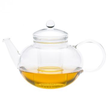 TEAPOT MIKO – Skleněná konvice na čaj (1,2 litru) s víkem a sítkem