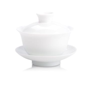 Bílý porcelánový gaiwan o objemu 100ml