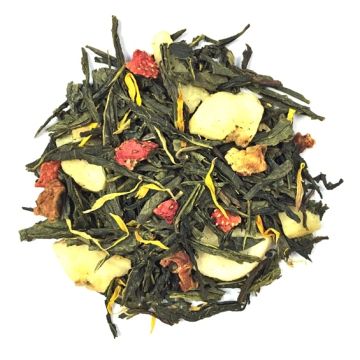 BIO Banán Jablko Jahoda - zelený čaj 