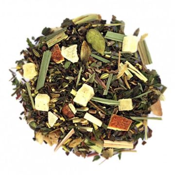 Žlutý Zázrak – sypaná bylinná směs se zeleným rooibosem, citronem a mátou