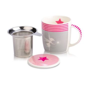 vánoční dárek hrnek se sítkem a dárkovou krabičkou