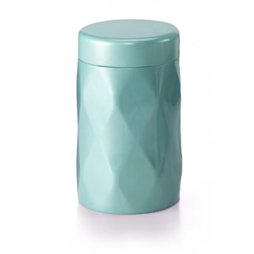 Dóza na čaj Krystal - tyrkysová