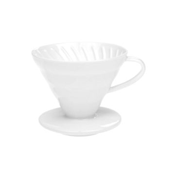 Porcelánový Coffee Dripper na 2–4 šálky kávy – bílá barva
