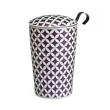 Termohrnek s čajovým sítkem MayLin Lilac