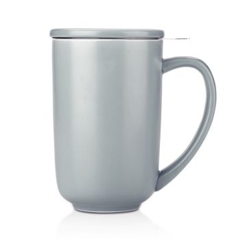 Hrnek na čaj se sítkem - Grey