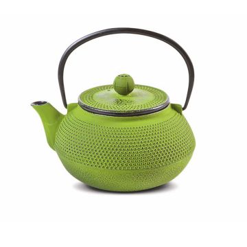 Litinová zelená konvice na čaj