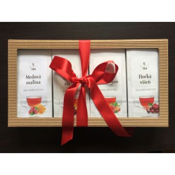 dárkový balíček ovocných čajů
