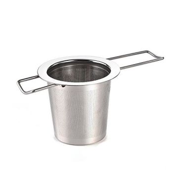 Nerezové sítko na čaj se skládací rukojetí