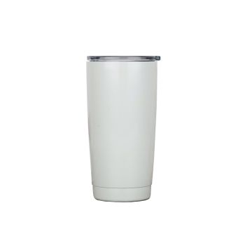 Bílý cestovní termohrnek
